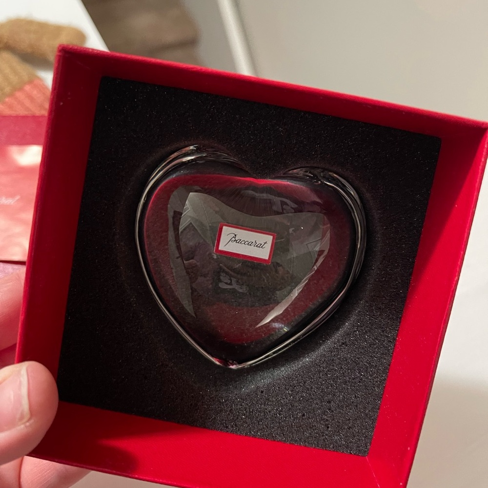 Baccarat Crystal Heart